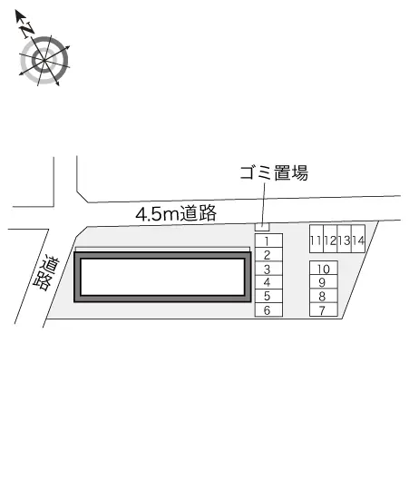 前橋市富士見町原之郷 月極駐車場